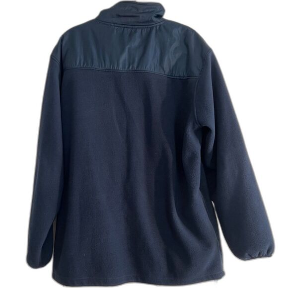 Russel Athletic Team Issue Notre Dame Fleece Large Zip-Up Vtg embroidered pocket - Picture 2 of 14